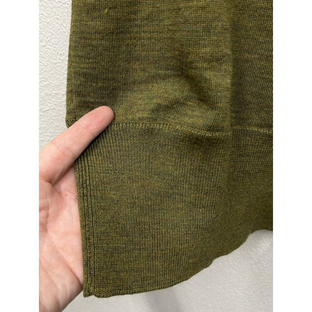 Piazza Sempione Turtleneck Sweater Women's IT 40 Italian Pure New Wool Green - Picture 4 of 7